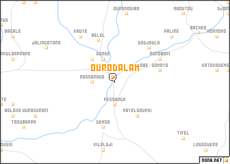 map of Ouro Dalam