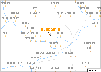 map of Ouro Diami