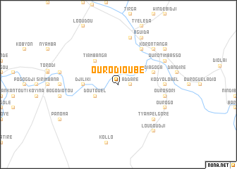 map of Ouro Dioubé
