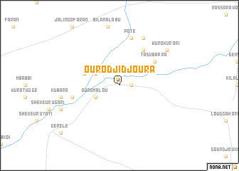 map of Ouro Djidjoura
