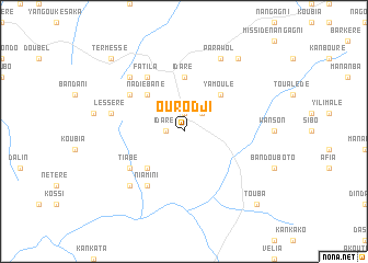 map of Ourodji