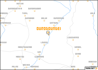 map of Ouro Doundéï