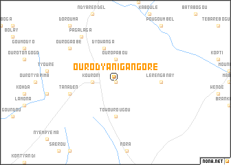 map of Ouro Dyanigangoré