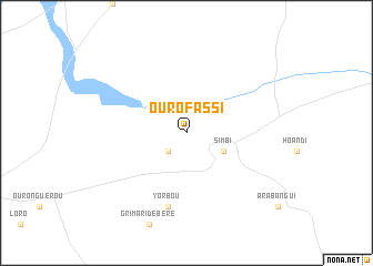 map of Ouro Fassi