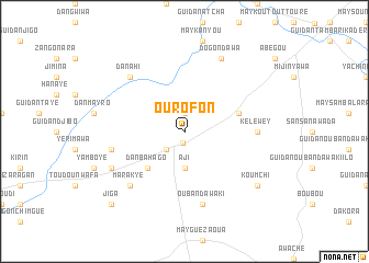 map of Ourofon