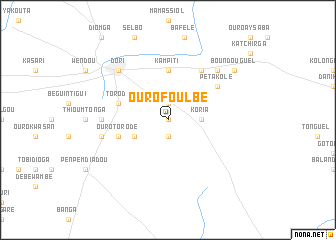 map of Ouro Foulbé