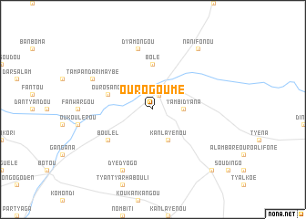 map of Ouro Goumé