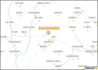 map of Ouro Haman