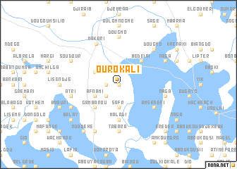 map of Ourokali