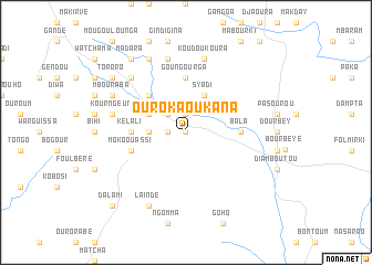 map of Ouro Kaoukana