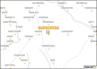 map of Ouro Konou