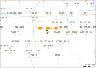 map of Ouro Kwasan