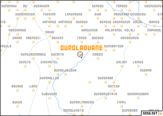 map of Ouro Laouane