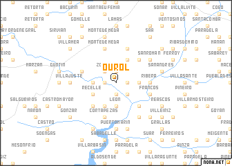 map of Ourol
