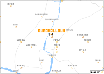 map of Ouro Malloum