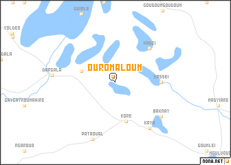 map of Ouro Maloum