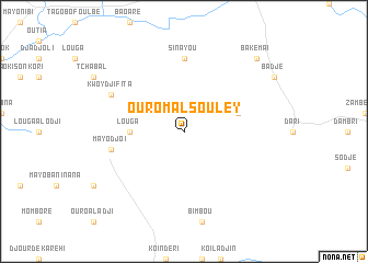 map of Ouro Mal Souley