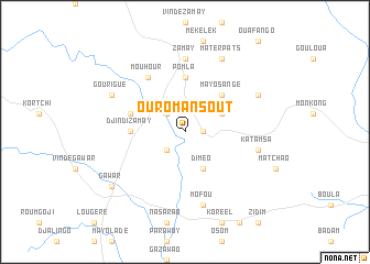 map of Ouro Mansout