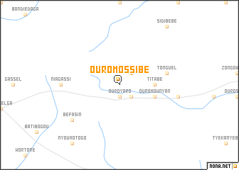 map of Ouro Mossibé