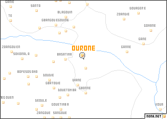 map of Ouroné