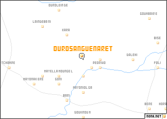 map of Ouro Sanguenaret