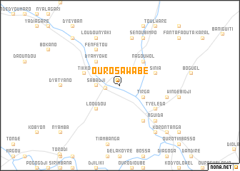 map of Ouro Sawabé