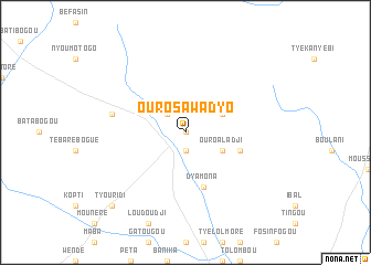 map of Ouro Sawadyo