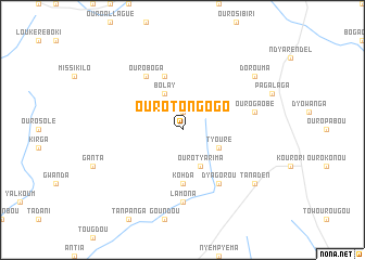 map of Ouro Tongogo