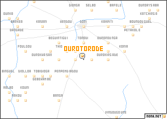 map of Ouro Torodé