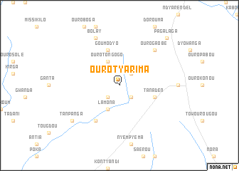 map of Ouro Tyârima