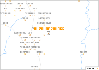 map of Ouroubérounga