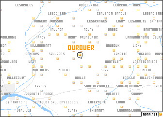 map of Ourouër