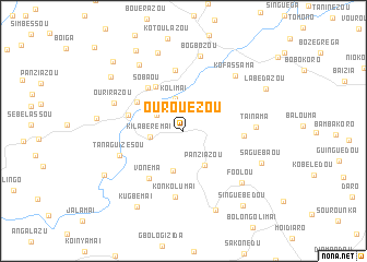 map of Ourouézou