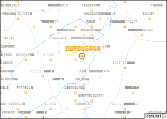 map of Ourougada