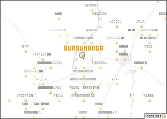 map of Ouroumanga