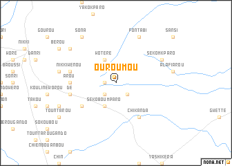 map of Ouroumou