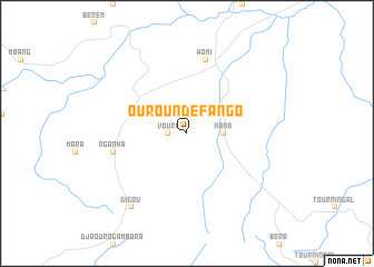 map of Ouroundéfango