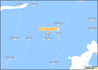 map of Ouroundé