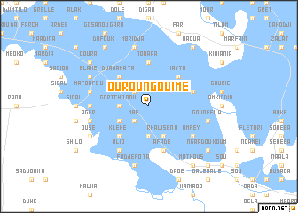 map of Ouroungouimé