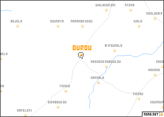 map of Ourou