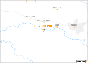 map of Ouro Verde