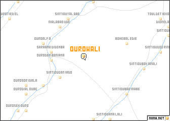 map of Ouro Wali