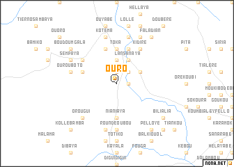 map of Ouro