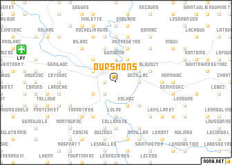 map of Ours-Mons