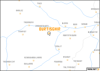 map of Ourti Sghir