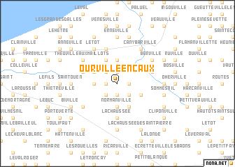 map of Ourville-en-Caux