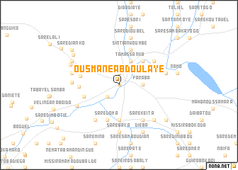 map of Ousmane Abdoulaye