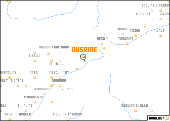 map of Ousrine