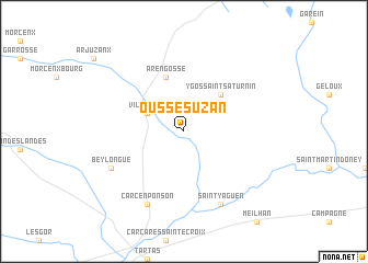 map of Ousse-Suzan