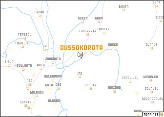 map of Oussokorota